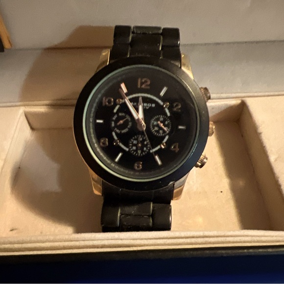 AKRIBOS XXIV MEN'S WATCH - STAINLESS STEEL - MULTIFUNCTION - AK583BKR - HEAVY - Picture 3 of 13